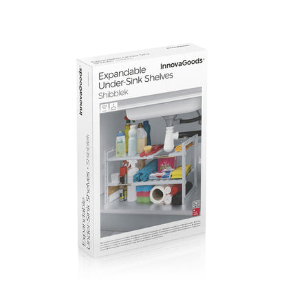 Extendable Under-Sink Shelf Unit Shibblek InnovaGoods 2 Shelves